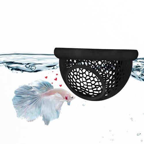 Schwimmende Betta Verstecken All-in-One-Aquarium Hängematte, Feeder und sicherer Ruhe-Spot für Stress freie Fischtanks ästhetisch entworfene dekorative 3D-Fischtanks Ornament Schwimmende Betta Verstecken All-in-One-Aquarium Hängematte, Feeder und sicherer Ruhe-Spot für Stress freie Fischtanks ästhetisch entworfene dekorative 3D-Fischtanks Ornament von SUMKTO