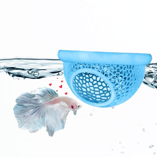 Schwimmende Betta Verstecken All-in-One-Aquarium Hängematte, Feeder und sicherer Ruhe-Spot für Stress freie Fischtanks ästhetisch entworfene dekorative 3D-Fischtanks Ornament Schwimmende Betta Verstecken All-in-One-Aquarium Hängematte, Feeder und sicherer Ruhe-Spot für Stress freie Fischtanks ästhetisch entworfene dekorative 3D-Fischtanks Ornament von SUMKTO