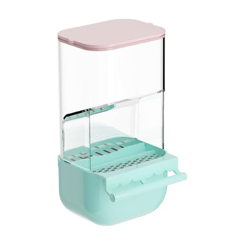 Vogelfutter-Wassersp Ender-Set, automatischer Papageien-Feeder-Käfig-Zubehör, klarer Sittich-Samen-Behälter-Lebensmittel-Trinker für Käfig, Nymphen sittich-Turteltauben-Wellens ittich Kanarienvogel Vogelfutter-Wassersp Ender-Set, automatischer Papageien-Feeder-Käfig-Zubehör, klarer Sittich-Samen-Behälter-Lebensmittel-Trinker für Käfig, Nymphen sittich-Turteltauben-Wellens ittich Kanarienvogel von SUMKTO