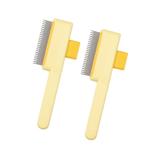 2pcs Selbstverschlussliche Haustierpinsel Für Die Knotteurentfernung Und Unterwanderung Mit Bequemer Grip Massage Kamm Pflegepinsel 2pcs Selbstverschlussliche Haustierpinsel Für Die Knotteurentfernung Und Unterwanderung Mit Bequemer Grip Massage Kamm Pflegepinsel von SUMMITDRAGON