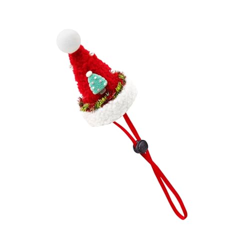 SUMMITDRAGON Hundekegel Santa Kostüm Kopfbedeckungen Requisiten Haustier Weihnachtsfeier Party Kostümfoto Requisiten Festliche Hundehut von SUMMITDRAGON