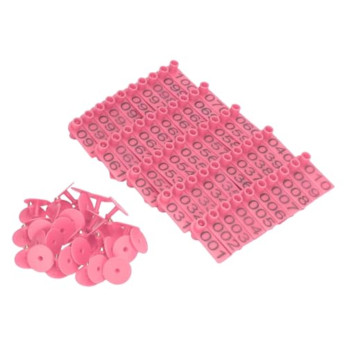 SUMMITDRAGON 100LOTS Viehstock Ohrconcon Clamp Schafeidentifikationszüchtung Und Management Tool Geeignet Für Rinder Schweine Schafe Flexible Ohrmarkierung von SUMMITDRAGON