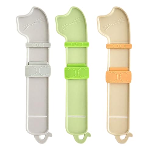 SUMMITDRAGON 3propes Haustier Futter Squeezer Feeder Für Katzen Behandlungsstäbchen Squeezer Nassfutter Futtermittelkontrollwerkzeug Haustier Nassfuttermittel Dispender Katzen Behandeln Stick Stick von SUMMITDRAGON