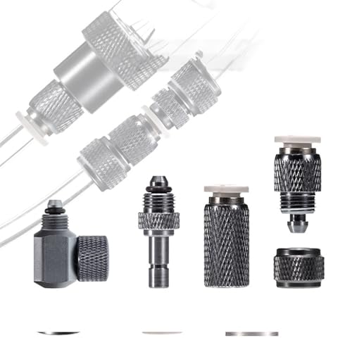 SUMMITDRAGON Aluminium CO2 Ellbogen Anpassung Für Fischtanks Stromlinienförmige Gasübertragungslösung Wasserwerk Ökosystem Werkzeug Korrosionsbeständiges Aquarienadapter von SUMMITDRAGON