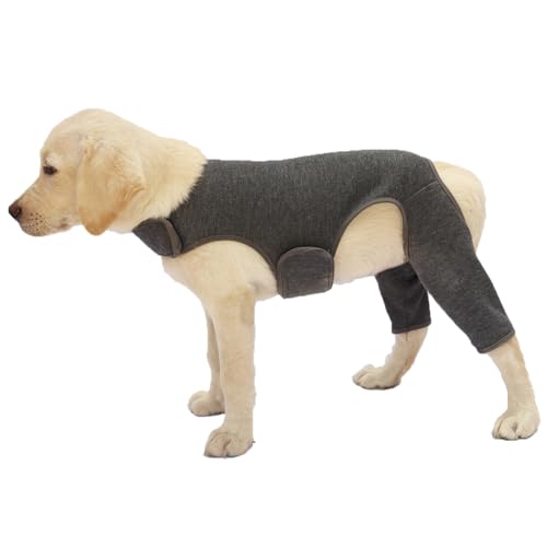SUMMITDRAGON Haustier Hinterbeinhülle Wickelhilfe Helfen Bei Der Heilung Bequemer Ärmel Leggings Gegen Leckende Hunde Leggings Ellbogenklammer von SUMMITDRAGON