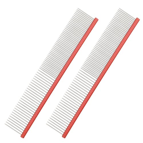 SUMMITDRAGON Haustierkamm Für Katzen Die Haarhund Deshedding Kammkatzen Kammhaarentferner Für Hunde Katzen Haarpflege 2pcs von SUMMITDRAGON