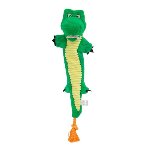 SUMMITDRAGON Kein Füllung Plüsch Schlange Form Welpe Kauen Spielzeug Mit Crinkle Sound Starkes Seil Ziehen Für Kleine Mittlere Große Hunde Geschenk Kein Füllhund Chew von SUMMITDRAGON