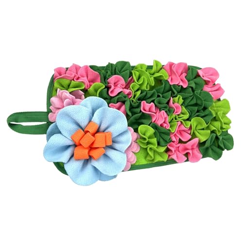SUMMITDRAGON Langsames Feeder Pad Für Kleine Tiere Die Puzzlespielzeug Mit Blumenform Polyester Stoff Fördern Futterinstinkte Polyester Futterpolster von SUMMITDRAGON