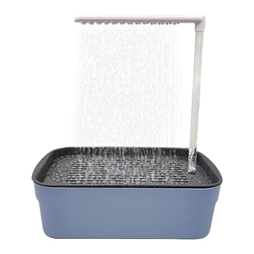 SUMMITDRAGON Papageien Baden Badewanne Auto Pumping Vogelbrunnen Einstellbar Fließen Für Vogel Haustier Zirkulierende Brunnen von SUMMITDRAGON
