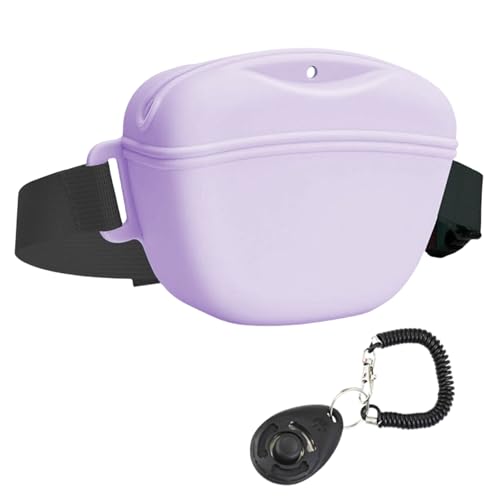SUMMITDRAGON wasserdichte Hunde Snacks Beutel Mit Trainingsklickern Für Praktische Silikon Leckerbissen Tasche Für Hundetrainer Hundetrainer von SUMMITDRAGON