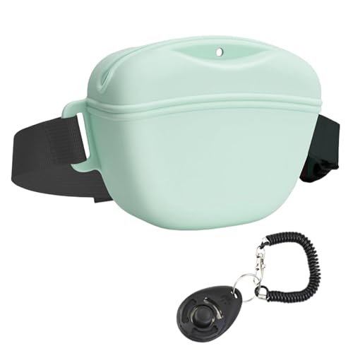 SUMMITDRAGON wasserdichte Hunde Snacks Beutel Mit Trainingsklickern Für Praktische Silikon Leckerbissen Tasche Für Hundetrainer Hundetrainer von SUMMITDRAGON
