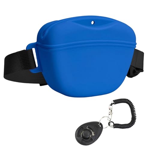 SUMMITDRAGON wasserdichte Hunde Snacks Beutel Mit Trainingsklickern Für Praktische Silikon Leckerbissen Tasche Für Hundetrainer Hundetrainer von SUMMITDRAGON