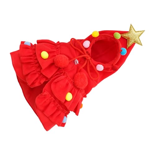 SUMMITDRAGON Schöne Haustier Weihnachtsbekleidung Umhang Mit Star Santa Haustier Umhang Für Katzen Und Kleine Hunde Weihnachtsfeier Regulierbarer Haustier Umhang SUMMITDRAGON Schöne Haustier Weihnachtsbekleidung Umhang Mit Star Santa Haustier Umhang Für Katzen Und Kleine Hunde Weihnachtsfeier Regulierbarer Haustier Umhang von SUMMITDRAGON