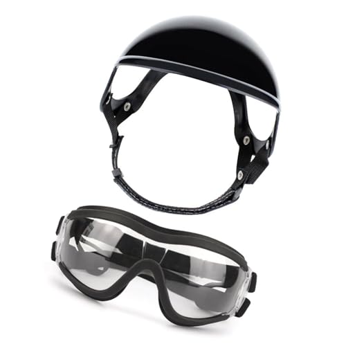 Verstellbare Hundeschutzhelm Windfestbrille Bequemer Polsterhut Mit Ohrlöchern Zum Mit Motorradfahrerstaubfisch Haustierbrille Verstellbare Hundeschutzhelm Windfestbrille Bequemer Polsterhut Mit Ohrlöchern Zum Mit Motorradfahrerstaubfisch Haustierbrille von SUMMITDRAGON