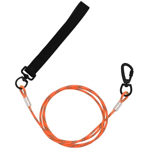 SUNDEE Hundeleine mit bequemem, gepolstertem Griff für große und mittelgroße Haustiere, starkes Stahlseil für Kontrolltraining oder Spazierengehen, mit Doppelschnalle, 1,2 m, Orange SUNDEE Hundeleine mit bequemem, gepolstertem Griff für große und mittelgroße Haustiere, starkes Stahlseil für Kontrolltraining oder Spazierengehen, mit Doppelschnalle, 1,2 m, Orange von SUNDEE