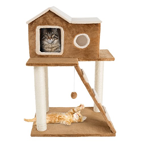 SUNESA Kratzbaum Katzenkratzbaum Kratzbaum Kratzsäule Turm Katzennest Katzenkratzsäule Kätzchen Klettergerüst Katzenbaum mit Plattform SUNESA Kratzbaum Katzenkratzbaum Kratzbaum Kratzsäule Turm Katzennest Katzenkratzsäule Kätzchen Klettergerüst Katzenbaum mit Plattform von SUNESA