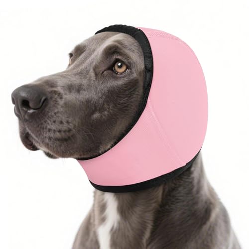 SUNFURA Beruhigender Hunde-Kapuzenpullover – Angstlinderung, leise Ohren für Hunde, Ohrenschützer mit Lärmschutz, kein Schütteln, Kopfwickel, Hämatom zur Fellpflege, Trocknen, Bad, Hellrosa, Größe M SUNFURA Beruhigender Hunde-Kapuzenpullover – Angstlinderung, leise Ohren für Hunde, Ohrenschützer mit Lärmschutz, kein Schütteln, Kopfwickel, Hämatom zur Fellpflege, Trocknen, Bad, Hellrosa, Größe M von SUNFURA