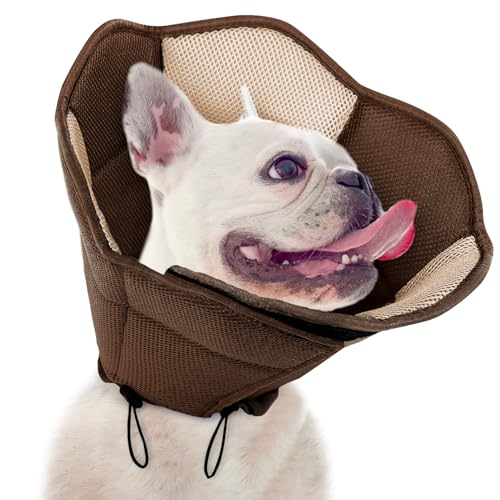 SUNFURA Hundekegel für Hunde nach Operationen, weiche Hundekegel Halsband für große, mittelgroße und kleine Hunde, verstellbare Hunde-Genesungshalsbänder gegen Lecken, schützende von SUNFURA