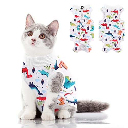 SUNFURA Katzen-Genesungsanzug, Kätzchen, chirurgischer Ganzkörperanzug für Bauchwundschutz, Anti-Lecken nach Operationen, E-Kragen, Alternative für kleine männliche und weibliche Haustiere SUNFURA Katzen-Genesungsanzug, Kätzchen, chirurgischer Ganzkörperanzug für Bauchwundschutz, Anti-Lecken nach Operationen, E-Kragen, Alternative für kleine männliche und weibliche Haustiere von SUNFURA