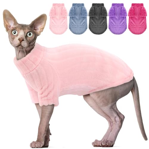 SUNFURA Katzenpullover, warmer und weicher Fleecepullover mit Ärmeln, Rollkragenpullover für Herbst und Winter, Rosa, Größe L SUNFURA Katzenpullover, warmer und weicher Fleecepullover mit Ärmeln, Rollkragenpullover für Herbst und Winter, Rosa, Größe L von SUNFURA