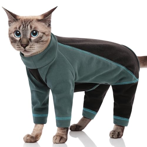 SUNFURA Sticky Hair Katzenpullover, Sphynx, haarloser Katzen-Pyjama nur für Katzen, 4-Bein-Fleecepullover für Katzen, extra kleine Hunde, warmer Kätzchen-Kleidung, Pullover verhindert Haarausfall, SUNFURA Sticky Hair Katzenpullover, Sphynx, haarloser Katzen-Pyjama nur für Katzen, 4-Bein-Fleecepullover für Katzen, extra kleine Hunde, warmer Kätzchen-Kleidung, Pullover verhindert Haarausfall, von SUNFURA