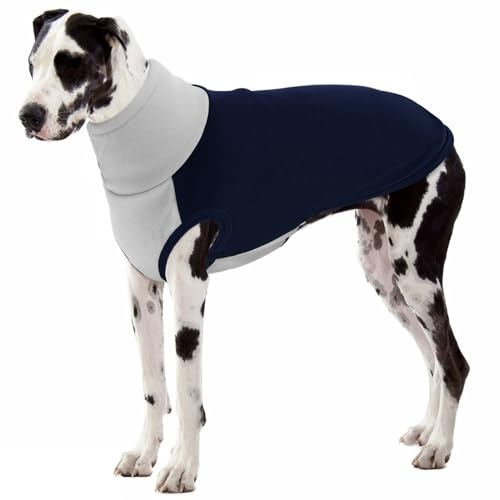 SUNFURA XXXXL Hundepullover – Warmer Fleece-Hundepullover, Stretch-Pullover mit Rollkragen für extra große Hunde, Jungen und Mädchen, bequeme Passform, Sweatshirt, Overall für Deutsche Dogge von SUNFURA