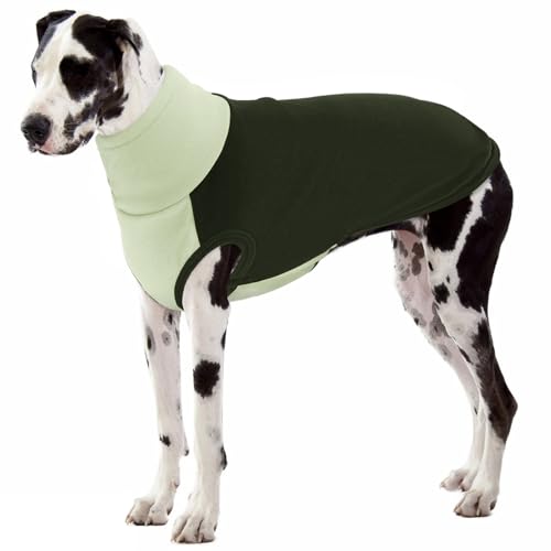 SUNFURA XXXXL Hundepullover – Warmer Fleece-Hundepullover, Stretch-Pullover mit Rollkragen für extra große Hunde, Jungen und Mädchen, bequeme Passform, Sweatshirt, Overall für Deutsche Dogge von SUNFURA
