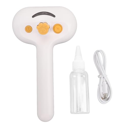 Haustierdampfbürste für Katzen und Hunde, ABS -Material mit Stiller Spray & One Touch Haarfreisetzung USB Wiederaufladbare Deshedding -Pinsel für Lange/Kurze Pelz Haustiere‌ von SUNGOOYUE