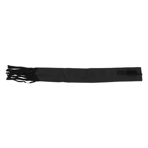 Pferdeschwanztasche, Schachtelhalmschutz, Vliesstoff, Schachtelhalmschutz, Anti-Biss- und Schmutzschutz, Pferdepflegezubehör mit Fransen (Black) von SUNGOOYUE