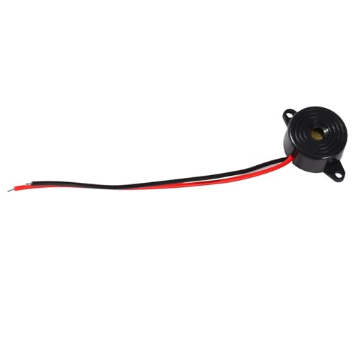 SUNGOOYUE 3-24V Piezo Elektronischer Sommeralarm für Elektronisches Spielzeug, 85-95 DB Schalldruckpegel, Schwarze Farbe von SUNGOOYUE