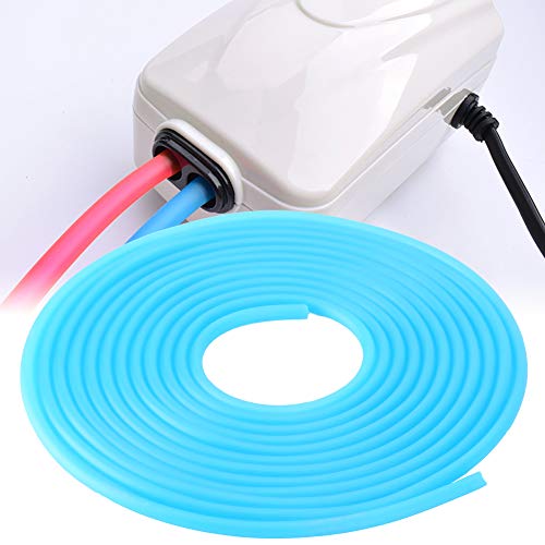 SUNGOOYUE Aquarium von 5 M durch Sauerstoffrohr, Flexibler und Farbenfrohe Silikonrohr für die Umwelt mit Frischem und Gesalzenem Wasser (Blue) von SUNGOOYUE