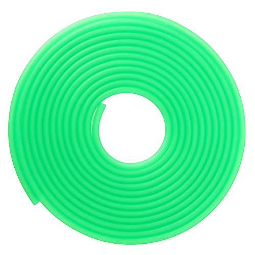 SUNGOOYUE Aquarium von 5 M durch Sauerstoffrohr, Flexibler und Farbenfrohe Silikonrohr für die Umwelt mit Frischem und Gesalzenem Wasser (Green) von SUNGOOYUE