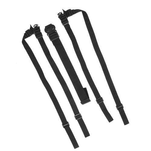 SUNGOOYUE Baby -Sitzgurtgürtel, Nylonplastik Kinderwagen Kinderstärkerei Drehrektion für die Meisten Baby -Hochstühle, Kinderwagen, (Schwarze Schnappknöpfe (Schwarze Schnappschüsse) von SUNGOOYUE