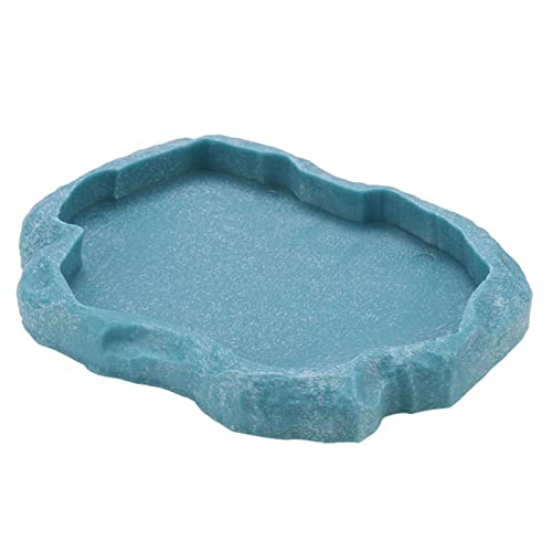 SUNGOOYUE Echsenschale ABS -Harz -Reptilienfutter, Glatte Oberfläche Leicht zu Reinigen, Ideal Zum Fütterung von Wasser (Mittelgroß) von SUNGOOYUE