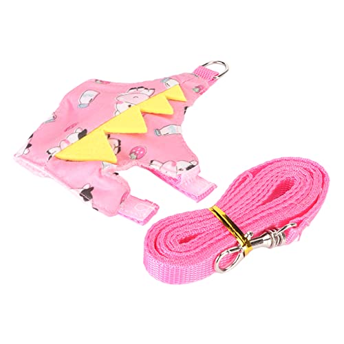 SUNGOOYUE Huister Niedlich mit Verstellbaren und Komfortablen und Komfortablen Flauschigen Ringen Im Hof ​​und für Kleine Haustiere, Wollgriff, Halsumfang 15 Bis 20 cm Im 18-24 cm Umfang (Kleine Kuh) von SUNGOOYUE