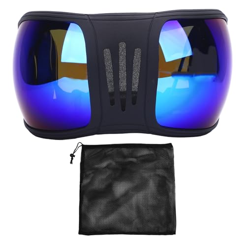 SUNGOOYUE Reitbrille Reitbrille, Winddichte Sandproof Verstellbare Gurtplastiklinse Reitstreifen für Renntraining Im Freien Im Freien Sportarten (Blue) von SUNGOOYUE