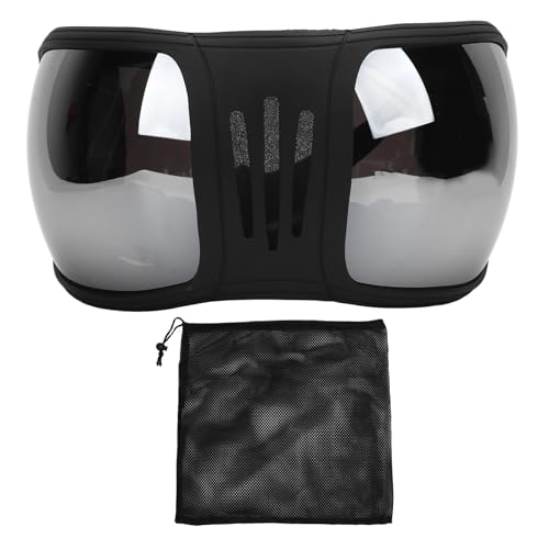 SUNGOOYUE Reitbrille Reitbrille, Winddichte Sandproof Verstellbare Gurtplastiklinse Reitstreifen für Renntraining Im Freien Im Freien Sportarten (Silver) von SUNGOOYUE