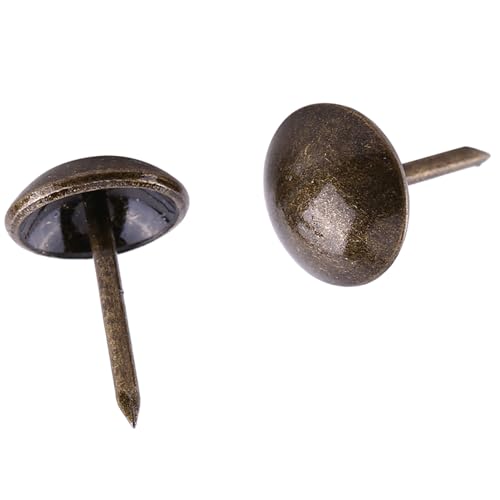 SUNGOOYUE Vintage -Nägel für Bronze -Polsterung Metallmöbel Möbelsofa für Rebe für, Eisen, 100 Stücke (11 * 17mm) von SUNGOOYUE