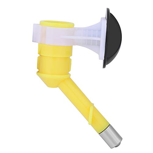 SUNGOOYUE Trinkset für Haustiere, Katzen, Hunde, Hängender Wasserspender, Brunnenflaschenkopf, Gelb, für die Trinkversorgung von Haustieren von SUNGOOYUE