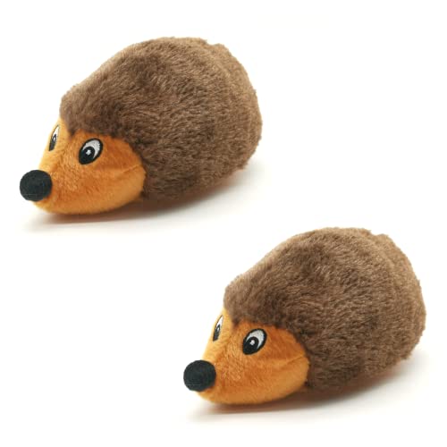 SUNKYPUP Hedgehogz Quietschendes Hundespielzeug, gefülltes Plüsch-Hundespielzeug für kleine, mittelgroße Hunde (20,3 cm) von SUNKYPUP