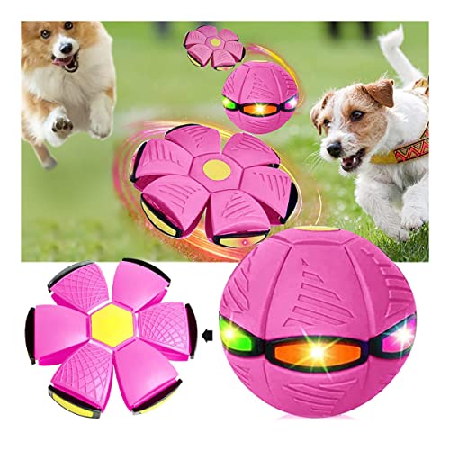 Haustierspielzeug fliegende Untertasse, Ball, fliegende Untertasse, Ball, Hundespielzeug, Dekompressionsverformung, Fußstomp, lichtemittierender Belüftungsstomp-Ball für Hunde, erwachsene Katzen Haustierspielzeug fliegende Untertasse, Ball, fliegende Untertasse, Ball, Hundespielzeug, Dekompressionsverformung, Fußstomp, lichtemittierender Belüftungsstomp-Ball für Hunde, erwachsene Katzen von SUNNEE