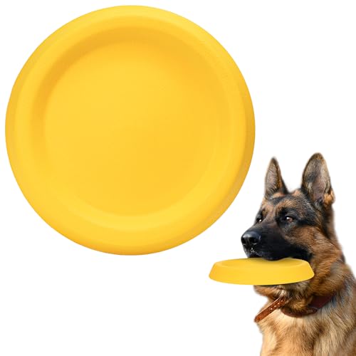 SUNNEKO FUSOTO Hundescheiben Spielzeug, langlebige Fliegenscheiben zum Werfen Fangen, langlebig für aggressive Kauer, Wasser schwimmendes Hundespielzeug, Schwimmtraining, mittelgroße große Rassen von SUNNEKO
