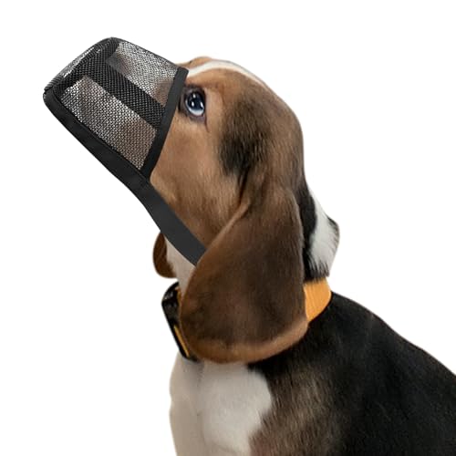 SUNNIFLY Maulkorb für Hunde, Maulkorb für Kleine Hunde, Verstellbare Welpenmaulkörbe, zur Verhinderung von Bissen, lautem Bellen und Versehentlichem Verschlucken von SUNNIFLY
