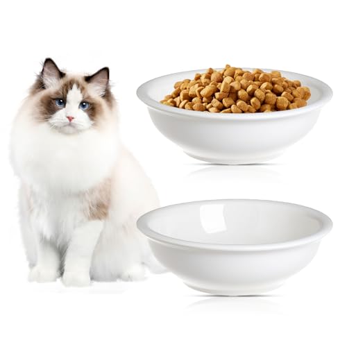 SUNOYA 2 Stück Katzennapf Keramik, Futternapf Katze, Hundenapf Keramik, Fressnapf, 360ml, Spülmaschinenfest SUNOYA 2 Stück Katzennapf Keramik, Futternapf Katze, Hundenapf Keramik, Fressnapf, 360ml, Spülmaschinenfest von SUNOYA