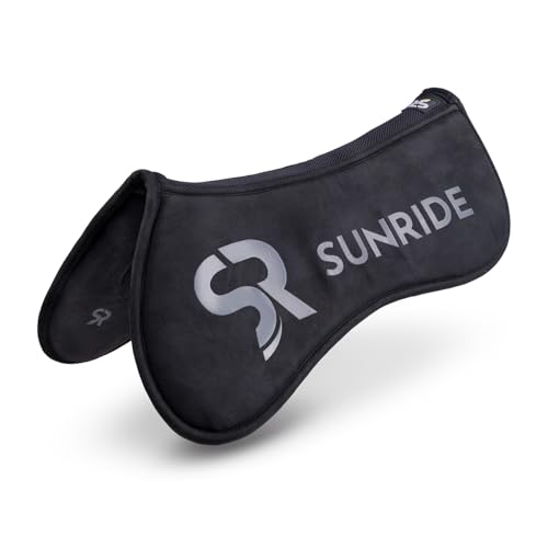 SUNRIDE Sattelpad/Korrekturpad Springen Cloud One für Pferde - Innovative Technologie zur Druckminderung - dreifache Komfortschichten (18 Zoll) von SUNRIDE