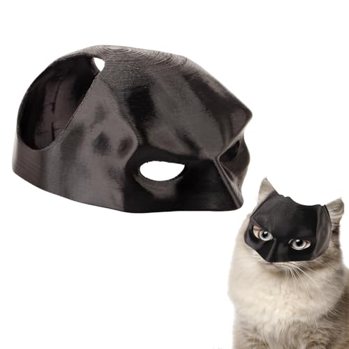 SUNZWO Cat Batman Maske, Batcat-Maske für Katzen, Halloween-Katzenmaske, schwarze Batman-Maske für Katzen, Katzenhüte und -bekleidung, Katzenhelm, Größe L, lustige Katzenmaske, 12 × 8,5 × 5,3 cm SUNZWO Cat Batman Maske, Batcat-Maske für Katzen, Halloween-Katzenmaske, schwarze Batman-Maske für Katzen, Katzenhüte und -bekleidung, Katzenhelm, Größe L, lustige Katzenmaske, 12 × 8,5 × 5,3 cm von SUNZWO