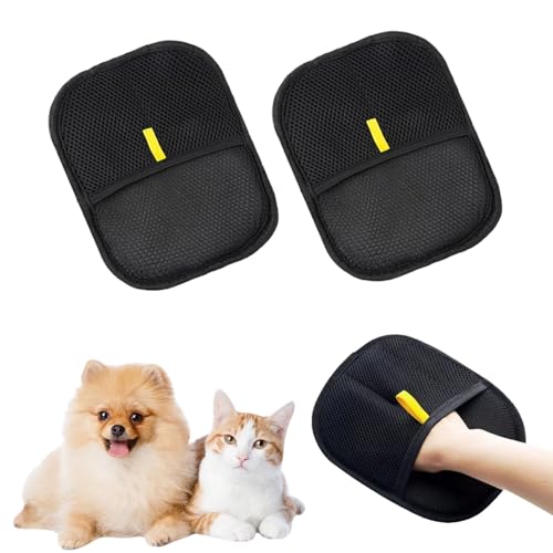 SUNZWO Fellmagnet Handschuh 2 Stück – Doppelseitiger Tierhaarentferner Handschuh für Hunde & Katzen, Pet Hair Remover Glove, antistatisch, wiederverwendbar, BPA-frei, für Sofa & Kleidung SUNZWO Fellmagnet Handschuh 2 Stück – Doppelseitiger Tierhaarentferner Handschuh für Hunde & Katzen, Pet Hair Remover Glove, antistatisch, wiederverwendbar, BPA-frei, für Sofa & Kleidung von SUNZWO