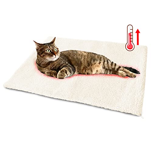 SUOXU Katzenmatten,selbstheizende Haustierdecke selbstwärmendes,beheiztes Bett,Thermo-Hunde- und Katzendecke, maschinenwaschbar,wiederverwendbar für Katzen,Hunde, Kaninchen, Welpen SUOXU Katzenmatten,selbstheizende Haustierdecke selbstwärmendes,beheiztes Bett,Thermo-Hunde- und Katzendecke, maschinenwaschbar,wiederverwendbar für Katzen,Hunde, Kaninchen, Welpen von SUOXU