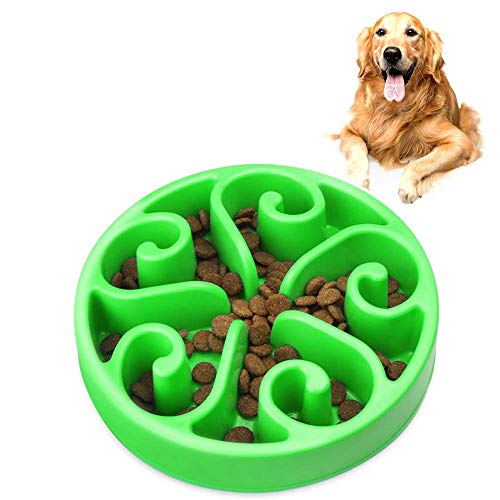 SUOXU Langsames Fressnapf, mittelgroß, für Hunde, Labyrinth, interaktives Puzzle-Schüsseln, langsames Essen, verhindert verschiedene Krankheiten, die durch zu schnelles Fressen verursacht werden. von SUOXU