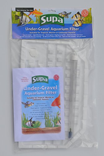 Supa 43,2 x 27,9 cm Bogenfront Unterkies Aquariumfilter, geeignet für Tropische, Marine oder Kaltwasseraquarien. Supa 43,2 x 27,9 cm Bogenfront Unterkies Aquariumfilter, geeignet für Tropische, Marine oder Kaltwasseraquarien. von SUPA